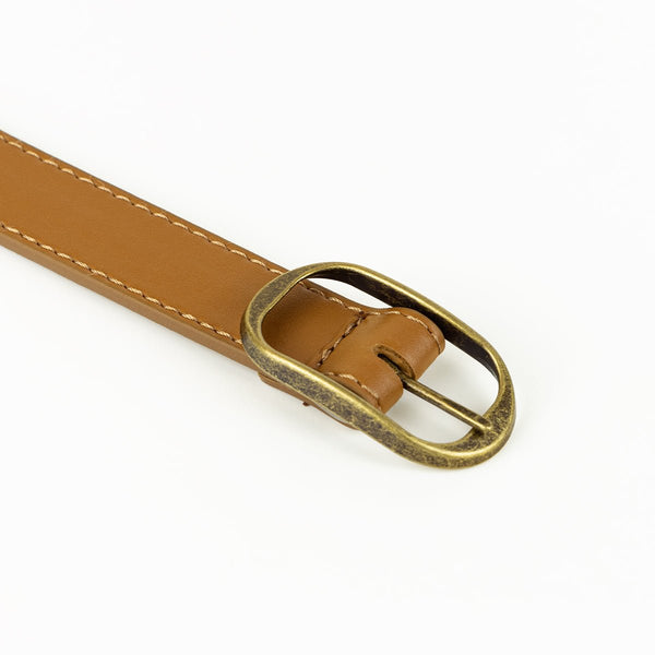 CL 1 inch Belt in Black/Brass